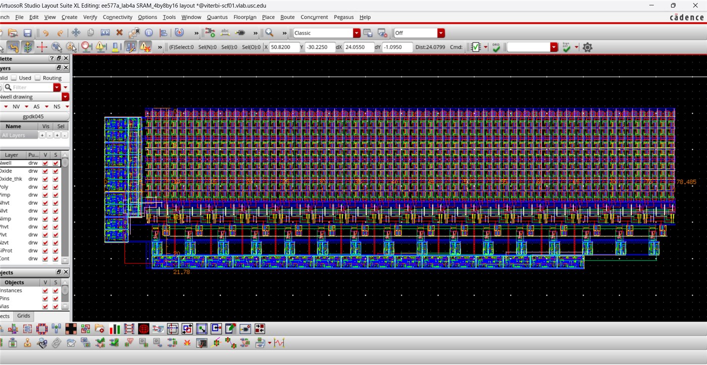 512-bit array layout